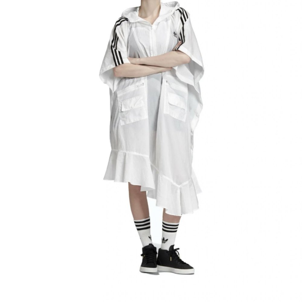 Adidas Originals Women's J KOO White Oversized Poncho FT9871